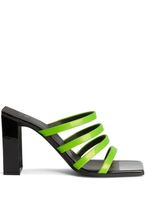 Giuseppe Zanotti 85mm block-heel strappy sandals - Green