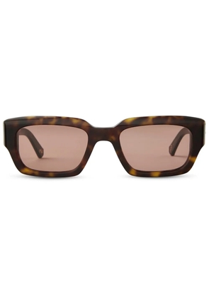 MR. LEIGHT Maverick S rectangle-frame sunglasses - Brown