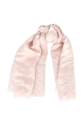 Christian Dior Pre-Owned fringed-edge scarf - Pink
