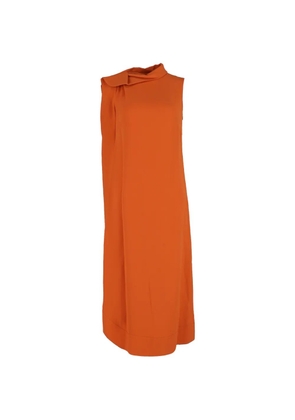 Valentino Garavani Pre-Owned midi asymmetric dress - Orange