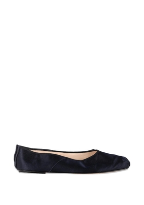 The Row Pre-Owned square-toe ballet flats - Blue