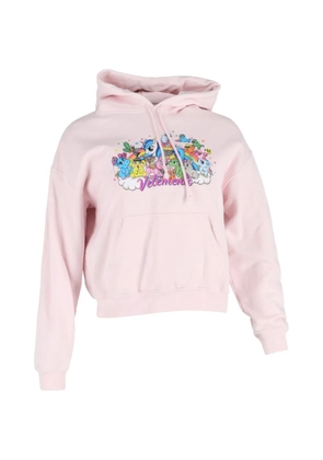 VETEMENTS graphic-print hoodie - Pink