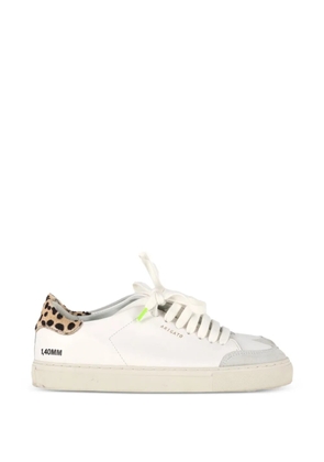 Axel Arigato leopard-print leather sneakers - White