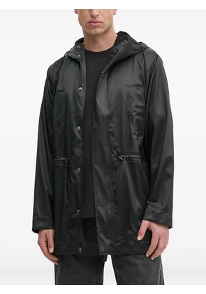 Rains drawstring hooded jacket - Black