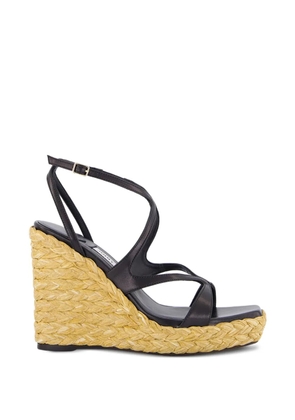 Jimmy Choo wedge-heel sandals - Black