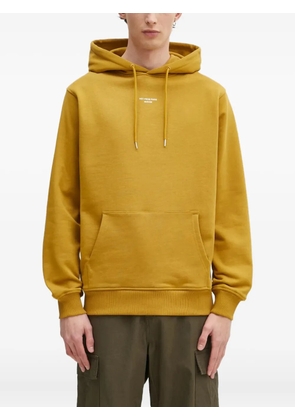 Drôle De Monsieur logo-print hoodie - Yellow