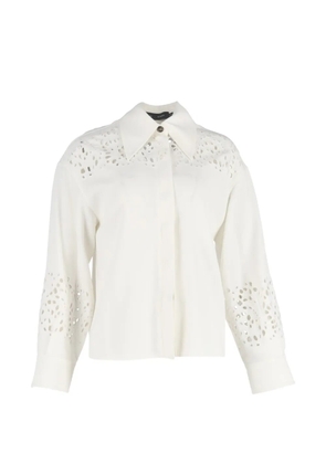 Proenza Schouler anglaise point-collar shirt - White