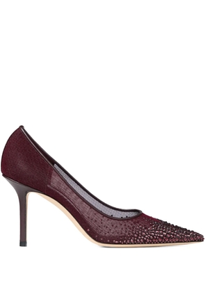 Jimmy Choo 85mm Love pointed-toe pumps - Red