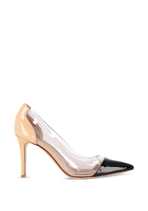 Gianvito Rossi Plexi pointed pumps - White