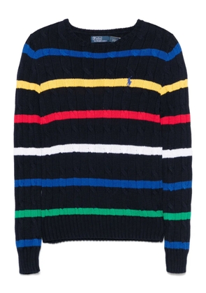 Polo Ralph Lauren striped cable-knit sweater - Blue