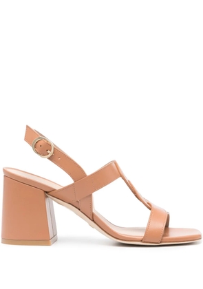 Stuart Weitzman Ibiza 75mm leather sandals - Brown