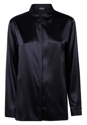 Emporio Armani satin shirt - Black