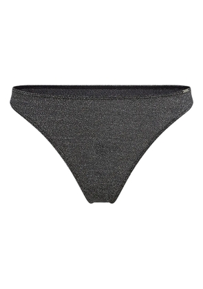Karl Lagerfeld lurex thong - Black