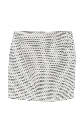 JOSEPH knitted-pattern mini skirt - White