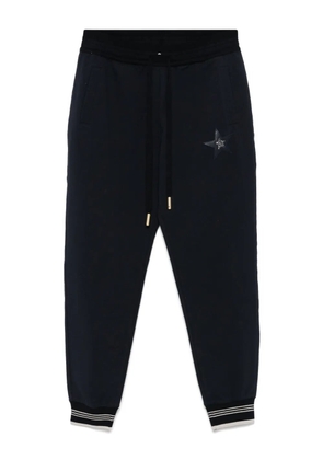 Lorena Antoniazzi star-appliqué track trousers - Blue