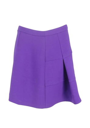 Victoria Beckham panel A-line midi skirt - Purple