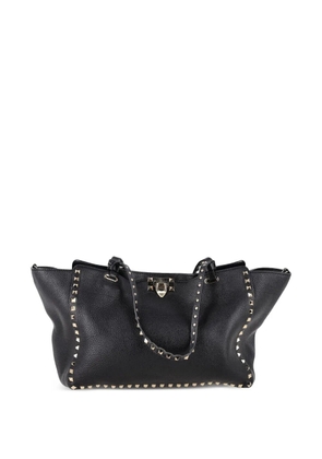 Valentino Garavani Pre-Owned medium rockstud tote bag - Black