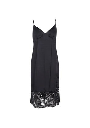 Michael Kors Vintage sequin-embellished midi dress - Black