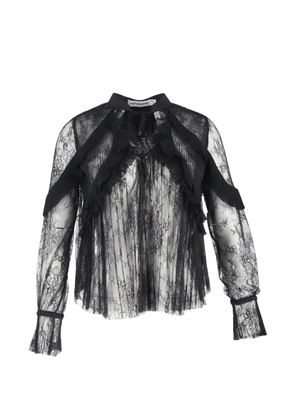Self-Portrait lace blouse - Black