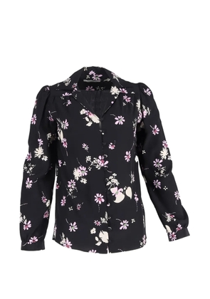 Valentino Garavani Pre-Owned floral-pattern shirt - Black