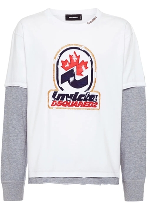 DSQUARED2 layered T-shirt - White