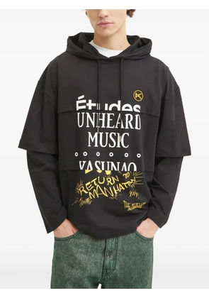 Études Studio graphic hoodie - Black
