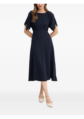 Sandro Ferrone short-sleeve A-line midi dress - Blue