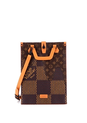 Louis Vuitton Pre-Owned Nigo Limited Edition Giant Damier and Monogram Canvas Mini tote bag - Brown