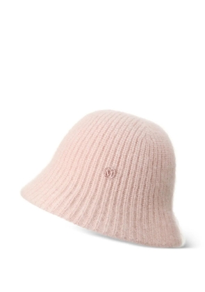 Maison Michel ribbed bucket hat - Pink