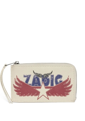 Zadig&Voltaire Gl America card holder - Neutrals