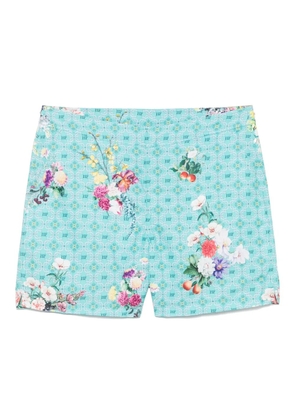 Camilla Gardens of Queluz-print swim shorts - Green
