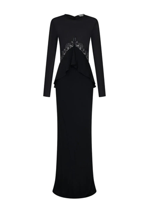 Christopher Esber lace-insert column maxi dress - Black