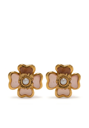 Goossens mini Trefle stud earrings - Gold