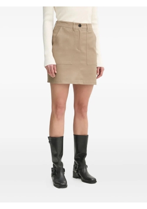 Marc O'Polo button-fastening mini skirt - Neutrals