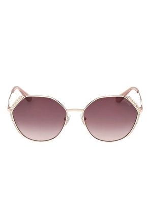 GUESS EYEWEAR round-frame sunglasses - Pink