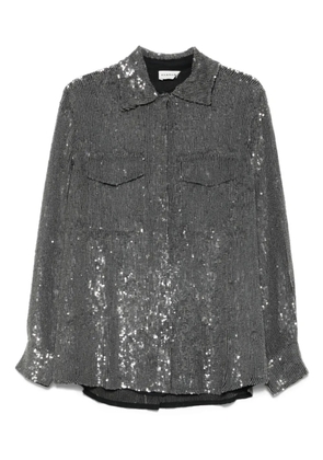 P.A.R.O.S.H. sequin-embellished shirt - Grey