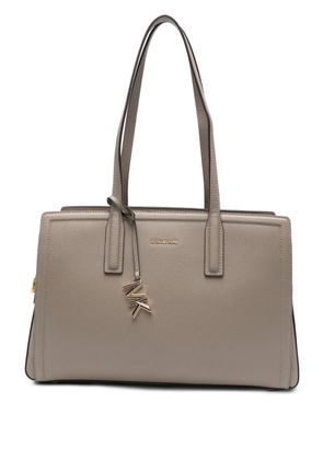 Michael Michael Kors medium Laila logo-plaque tote bag - Grey