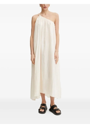 Liviana Conti Jeanne one-shoulder gathered dress - White