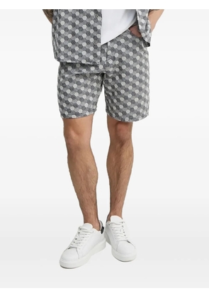 BALR. hexagon-pattern shorts - Grey