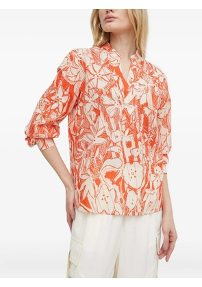 Marc O'Polo floral-print V-neck blouse - Orange
