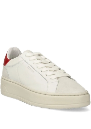 Copenhagen leather-panelled platform sneakers - White