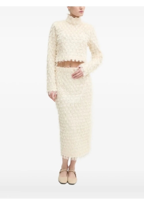 Day Birger Et Mikkelsen fringe high-neck top - Neutrals