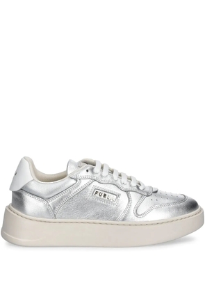 Furla metallic effect trainers - Silver