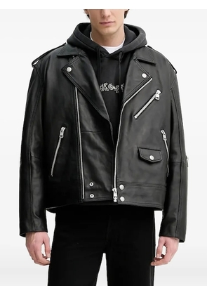 The Kooples embroidered-logo hoodie - Black