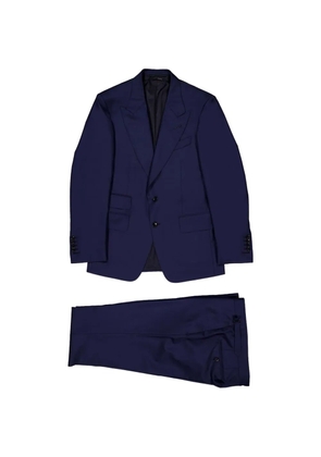 TOM FORD buttoned wool suit - Blue