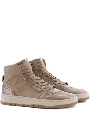 Kennel & Schmenger zip-fastening high-top sneakers - Brown