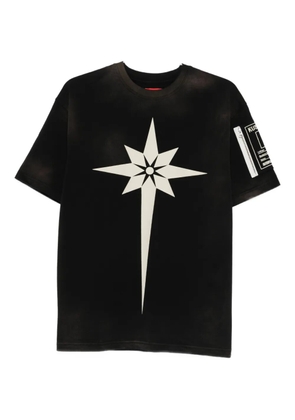 KUSIKOHC star-print T-shirt - Black