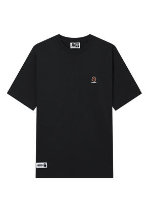 FINGERCROXX embroidered-logo T-shirt - Black