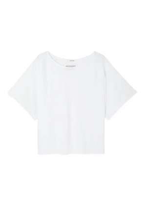 American Vintage Apoly boat-neck T-shirt - White