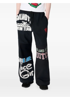 Marine Serre graphic-print track pants - Black